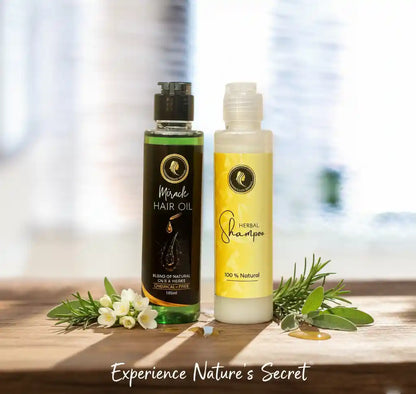 Miracle Hair Oil & Organic Shampoo